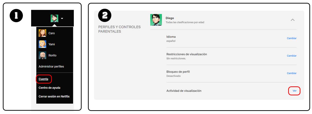 netflix historial