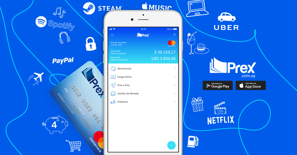 prex tu mastercard prepaga Uruguay